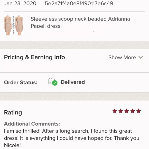 Adrianna Papell beaded sleeveless scoop neck cocktail dress - Picture 6 of 11